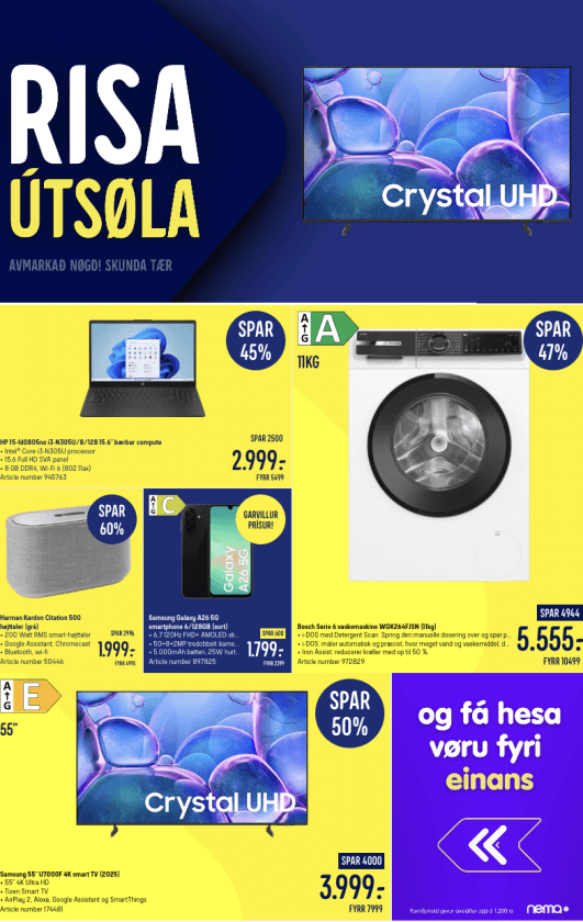 Januar 2026 Útsøla