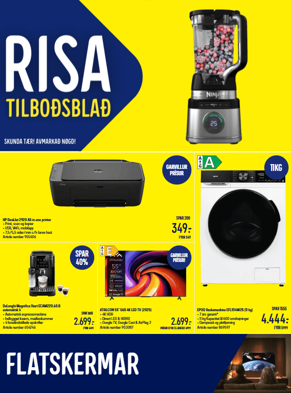 Risa tilboðsblað!