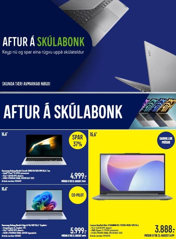 Aftur á skúlabonk