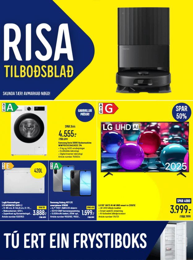 Risa tilboðsblað!